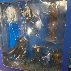 Star Wars Action Figure Set - Black, Brown, White